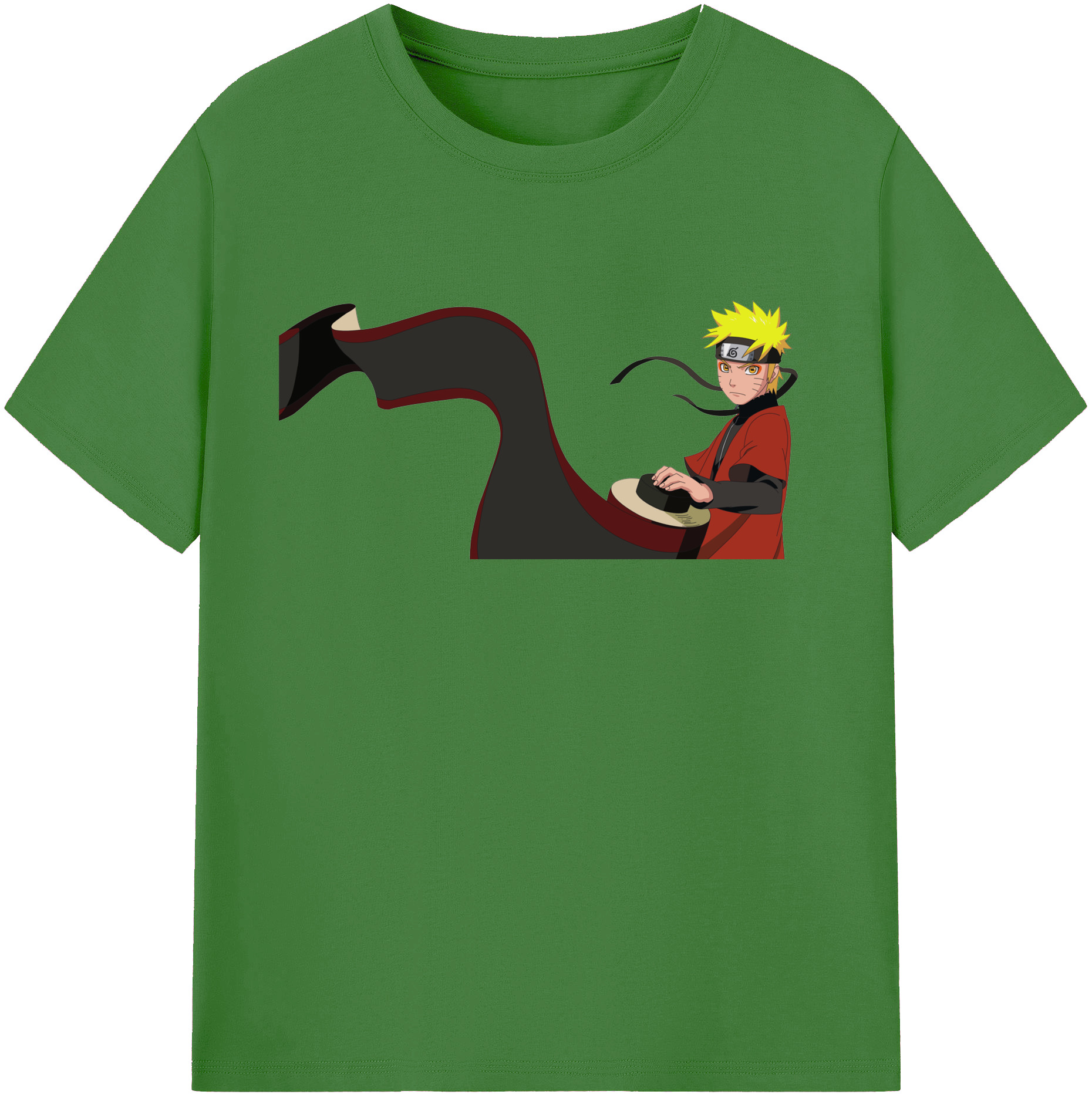 （画像用） NARUTO -ナルト- うずまき ナルト Uzumaki Naruto レディースカジュアルプリントTシャツ（綿100％）